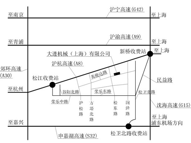 大進機械(上海)有限公司_公司地圖